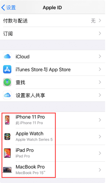 武汉苹果维修受理网点分享如何在iPhone中删除AppleID登录的旧设备信息?