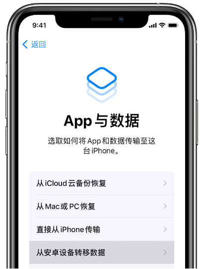 深圳苹果13维修网点分享如何将数据从安卓手机转移到iPhone13?